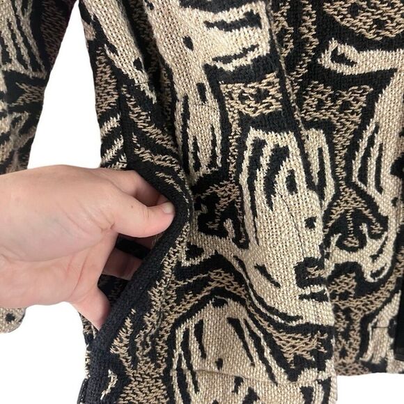 Maxson Tapestri Vintage Full Zip Frog Gecko Jacket One Size Cotton USA - Picture 4 of 7